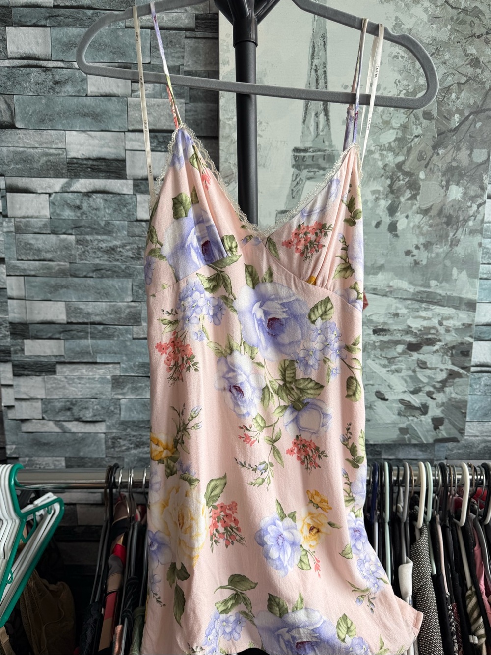 Forever 21 Light Blush Pink Lined Mini dress
